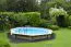 Gartenpool achteckig Sunnydream 03, 4,40 x 1,36 Meter, inklusive Premium Filteranlage,  Filtermedium, Poolleiter, Poolfolie, Boden- und Wandvlies, Edelstahl-Eckverbindungen