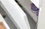Schuhschrank Sabadell 07, Farbe: Weiß / Weiß Hochglanz - 108 x 80 x 38 cm (H x B x T)