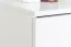 Schuhschrank Sabadell 07, Farbe: Weiß / Weiß Hochglanz - 108 x 80 x 38 cm (H x B x T)