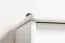 Schuhschrank Kiefer Vollholz massiv Weiß Junco 220 - Abmessungen: 80 x 90 x 40 cm (H x B x T)