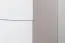Schuhschrank Garim 50, Farbe: Weiß Hochglanz - Abmessungen: 117 x 76 x 35 cm (H x B x T)