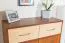 Kommode Pasuruan 07, Farbe: Nuss / Ahorn - Abmessungen: 95 x 85 x 37 cm (H x B x T)