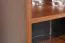 Regal Mojokerto 11, Farbe: Walnuss / Schwarz - Abmessungen: 121 x 80 x 39 cm (H x B x T)