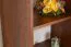 Schrank Mojokerto 20, Farbe: Walnuss / Schwarz - Abmessungen: 194 x 55 x 39 cm (H x B x T)