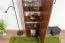 Schrank Mojokerto 20, Farbe: Walnuss / Schwarz - Abmessungen: 194 x 55 x 39 cm (H x B x T)