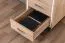 Rollcontainer Cianjur 17, Farbe: Eiche / Weiß - Abmessungen: 77 x 45 x 60 cm (H x B x T)