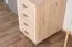 Rollcontainer Cianjur 17, Farbe: Eiche / Weiß - Abmessungen: 77 x 45 x 60 cm (H x B x T)