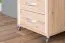 Rollcontainer Cianjur 17, Farbe: Eiche / Weiß - Abmessungen: 77 x 45 x 60 cm (H x B x T)