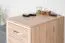 Rollcontainer Cianjur 17, Farbe: Eiche / Weiß - Abmessungen: 77 x 45 x 60 cm (H x B x T)