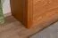 Vitrine Jussara 04, Farbe: Bernstein, Eiche teilmassiv – 201 x 124 x 42 cm (H x B x T)