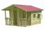 Kinderspielhaus K59 - Abmessungen: 2,26 x 2,40 Meter