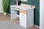 Jugendzimmer - Schreibtisch Dennis 10, Farbe: Esche / Weiß - Abmessungen: 87 x 120 x 55 cm (H x B x T)