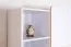 Jugendzimmer - Schrank Dennis 07, Farbe: Esche / Weiß - Abmessungen: 188 x 80 x 40 cm (H x B x T)