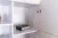 Jugendzimmer - Schrank Dennis 07, Farbe: Esche / Weiß - Abmessungen: 188 x 80 x 40 cm (H x B x T)