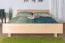 Jugendbett Buche massiv Vollholz natur 116, inkl. Lattenrost - Abmessung 180 x 200 cm