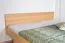 Jugendbett Buche massiv Vollholz natur 116, inkl. Lattenrost - Abmessung 180 x 200 cm