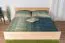 Jugendbett Buche massiv Vollholz natur 116, inkl. Lattenrost - Abmessung 180 x 200 cm