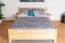 Kinderbett / Jugendbett Kiefer massiv Vollholz natur 67, inkl. Lattenrost - Abmessung 140 x 200 cm