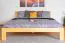 Jugendbett Kiefer massiv Vollholz natur 73, inkl. Lattenrost - Abmessung 180 x 200 cm