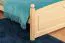 Jugendbett Kiefer massiv Vollholz natur 81, inkl. Lattenrost - Abmessung 180 x 200 cm