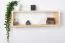 Hängeregal / Wandregal Kiefer massiv Vollholz natur Junco 292 - Abmessung 80 x 25 x 20 cm