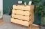 Kommode Eiche massiv natur Aurornis 33 - Abmessungen: 104 x 96 x 40 cm (H x B x T)