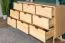 Kommode Kiefer massiv natur Aurornis 40 - Abmessungen: 84 x 142 x 40 cm (H x B x T)