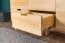 Kommode Kiefer massiv natur Aurornis 40 - Abmessungen: 84 x 142 x 40 cm (H x B x T)