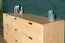 Kommode Kiefer massiv natur Aurornis 40 - Abmessungen: 84 x 142 x 40 cm (H x B x T)