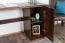 Schreibtisch Kiefer massiv Vollholz Walnussfarben Pipilo 18 - Abmessung: 75 x 139 x 54 cm (H x B x T)