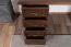 Schreibtisch Kiefer massiv Vollholz Walnussfarben Pipilo 18 - Abmessung: 75 x 139 x 54 cm (H x B x T)
