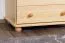 Vitrine Kiefer massiv Vollholz natur Junco 41 - Abmessung 195 x 65 x 42 cm