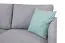 Ecksofa ausziehbar Luanda 80, Farbe: Hellgrau - Abmessungen: 215 x 165 cm B x T)