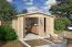 Gartenhaus Landtraum 01 - 28 mm Blockbohlenhaus, Grundfläche: 7,33 m², Satteldach