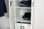 Kinderzimmer - Drehtürenschrank / Kleiderschrank Benjamin 14, Farbe: Weiß - Abmessungen: 198 x 126 x 56 cm (H x B x T)