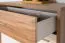 Kommode Gataivai 16, Farbe: Beige Hochglanz / Walnuss - 99 x 78 x 36 cm (H x B x T)