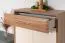 Kommode Gataivai 16, Farbe: Beige Hochglanz / Walnuss - 99 x 78 x 36 cm (H x B x T)