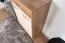 Kommode Gataivai 16, Farbe: Beige Hochglanz / Walnuss - 99 x 78 x 36 cm (H x B x T)