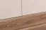 Drehtürenschrank / Kleiderschrank Gataivai 38, Farbe: Beige Hochglanz / Walnuss - Abmessungen: 224 x 182 x 56 cm (H x B x T)
