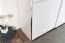 Schwebetürenschrank / Kleiderschrank Siumu 05, Farbe: Weiß / Weiß Hochglanz - 224 x 182 x 61 cm (H x B x T)