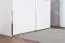 Schwebetürenschrank / Kleiderschrank Siumu 05, Farbe: Weiß / Weiß Hochglanz - 224 x 182 x 61 cm (H x B x T)