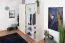 Schwebetürenschrank / Kleiderschrank Siumu 07, Farbe: Beige / Beige Hochglanz - 224 x 230 x 61 cm (H x B x T)