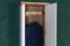 Schrank Lotofaga 05, Farbe: Weiß / Walnuss - 193 x 65 x 38 cm (H x B x T)