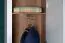Schrank Lotofaga 05, Farbe: Weiß / Walnuss - 193 x 65 x 38 cm (H x B x T)