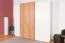 Drehtürenschrank / Kleiderschrank Gremda 05, Farbe: Eiche / Weiß - 202 x 230 x 52 cm (H x B x T)