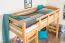 Hochbett "Easy Premium Line" K22/n, Buche Vollholz massiv Natur - Liegefläche: 90 x 190 cm