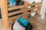 Hochbett 160 x 190 cm "Easy Premium Line" K23/n, Buche Massivholz Natur lackiert, teilbar