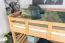 Hochbett 160 x 190 cm "Easy Premium Line" K23/n, Buche Massivholz Natur lackiert, teilbar
