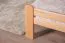 Doppelbett "Easy Premium Line" K4 in Überlänge, 160 x 220 cm Buche Vollholz massiv Natur