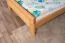 Doppelbett "Easy Premium Line" K6 in Überlänge, 140 x 220 cm Buche Vollholz massiv natur